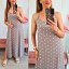 Vestido Taupe Lunares